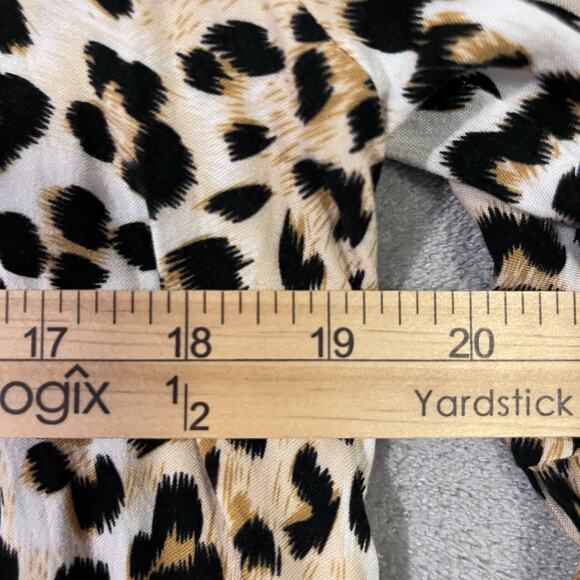 SAVANNA JANE Embroidered Top Ruffled Sleeve Size S Boho Hippie Festival Retro - Picture 4 of 8